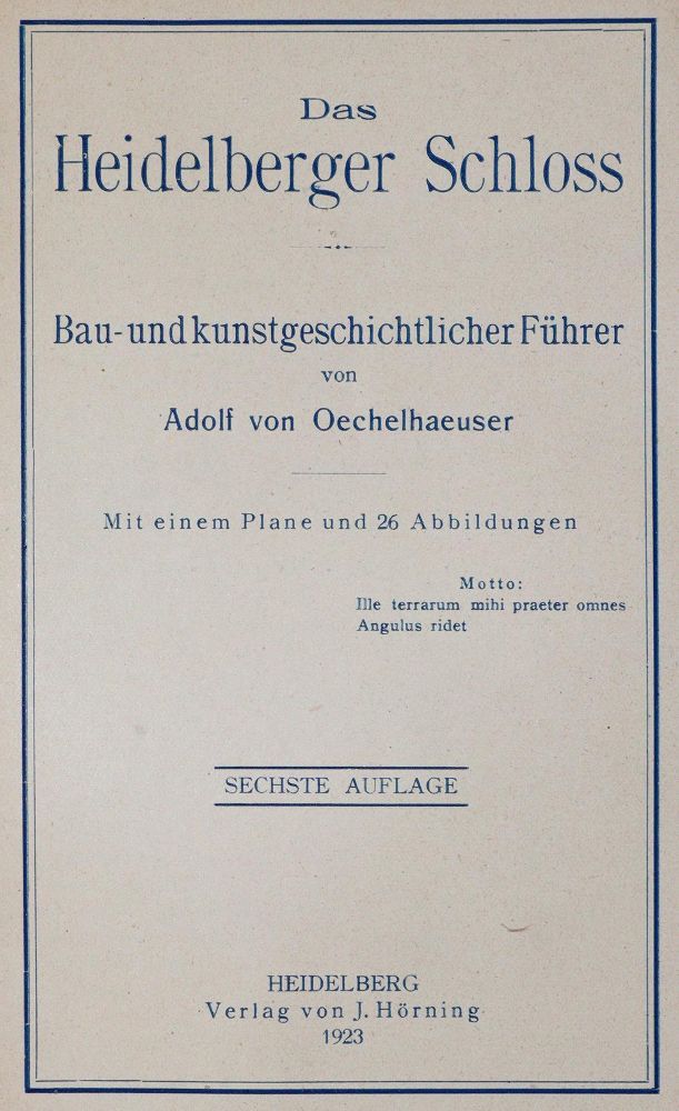 Große Abbildung Nr.1: 144-1823 Konvolut.: (Deutschland, Heidelberg)