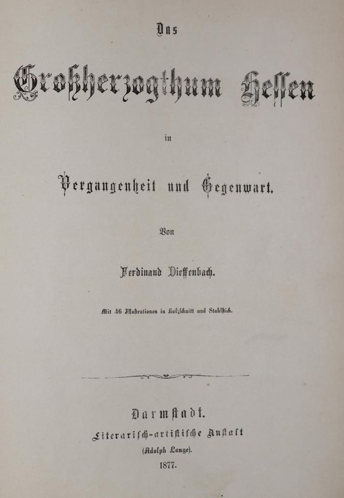 Große Abbildung Nr.1: 144-1828 Dieffenbach,F.: (Deutschland, Hessen)