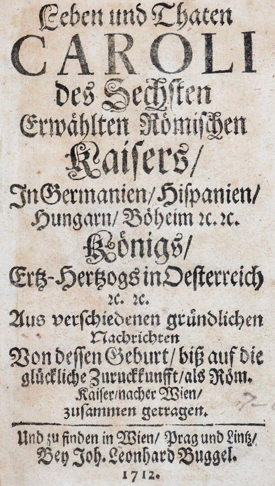 Große Abbildung Nr.1: 144-1833 Karl VI (HRR).: (Deutschland)