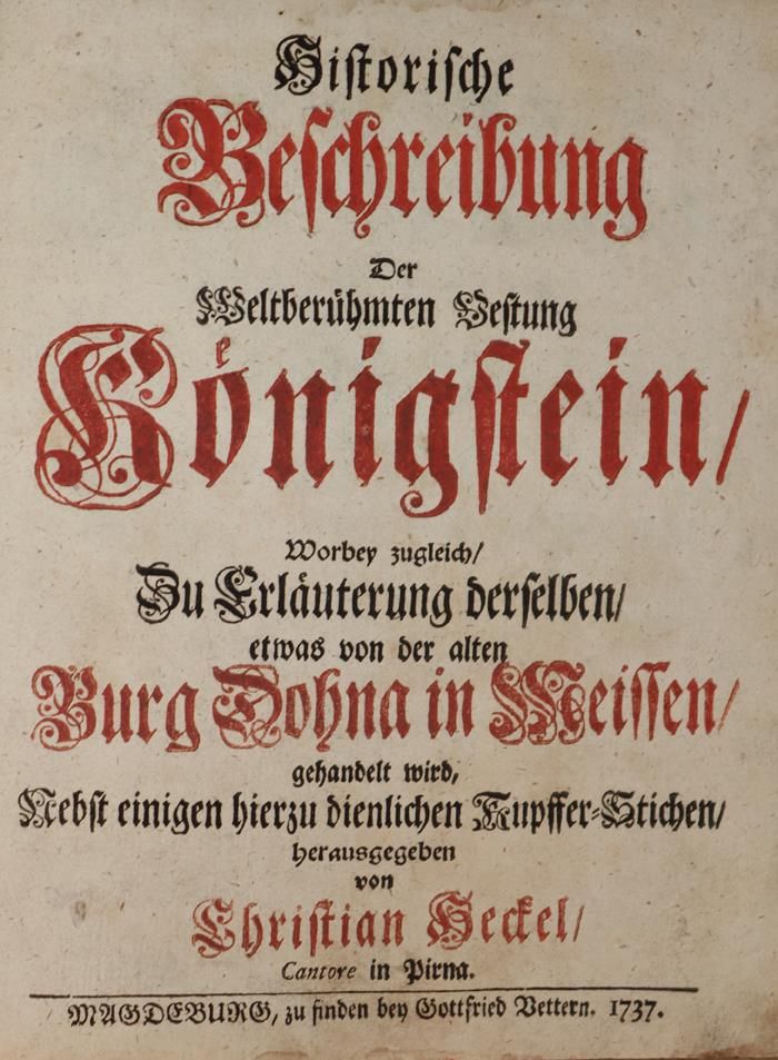 Große Abbildung Nr.1: 144-1837 Heckel,C.: (Deutschland, Königstein)