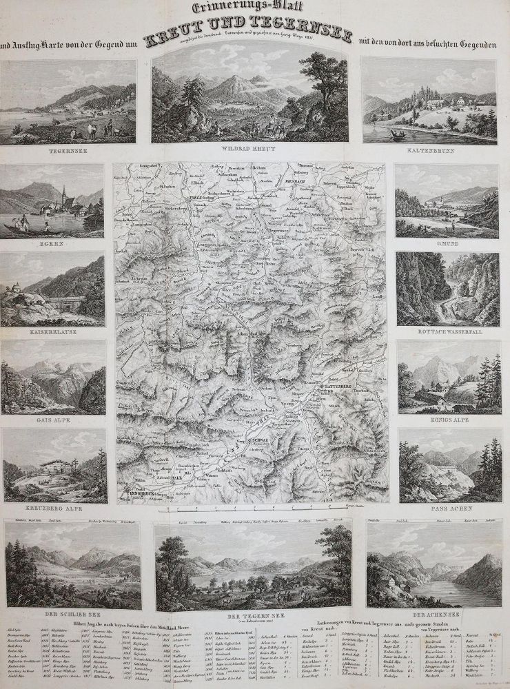Große Abbildung Nr.1: 144-1838 Kreut und Tegernsee: (Deutschland)