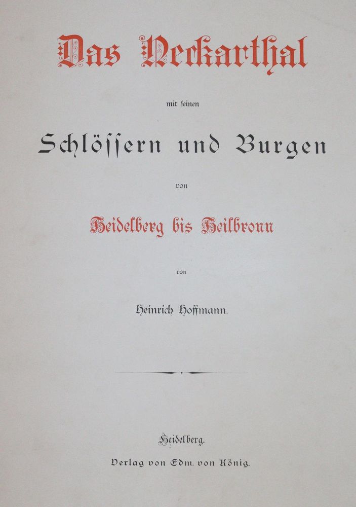 Große Abbildung Nr.1: 144-1856 Hoffmann,H.: (Deutschland, Neckartal)