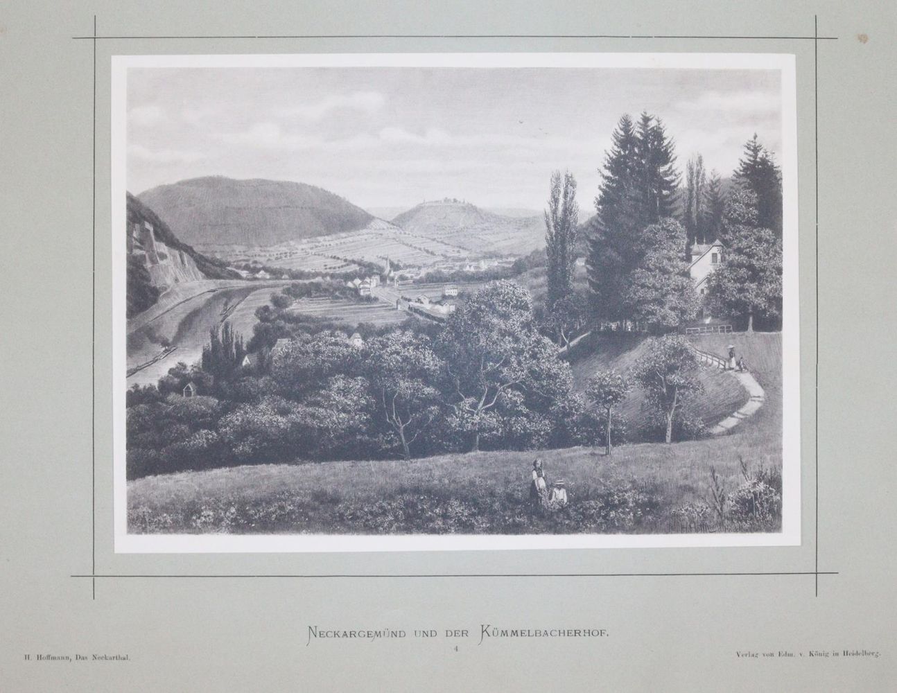 Große Abbildung Nr.4: 144-1856 Hoffmann,H.: (Deutschland, Neckartal)