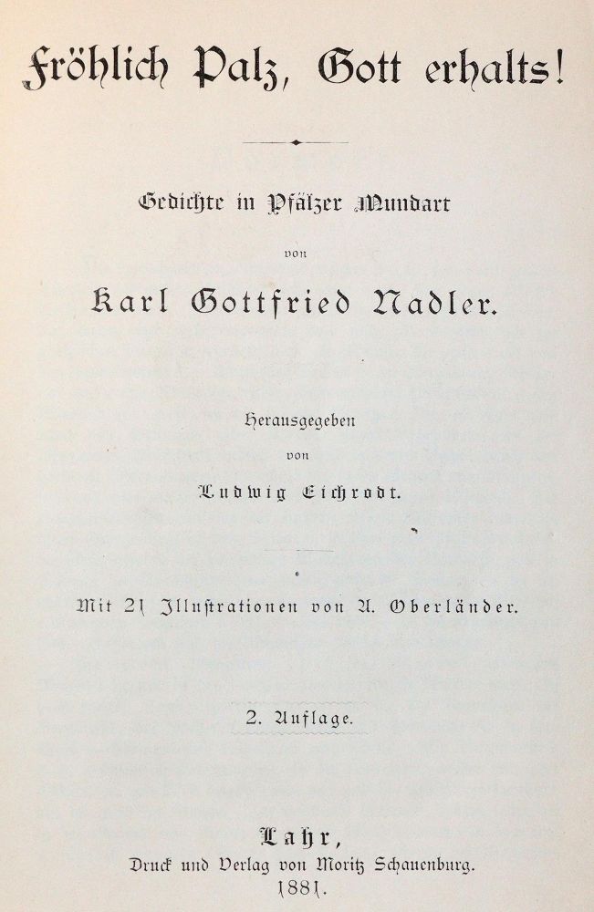 Große Abbildung Nr.1: 144-1866 Sammlung: (Deutschland, Pfalz)
