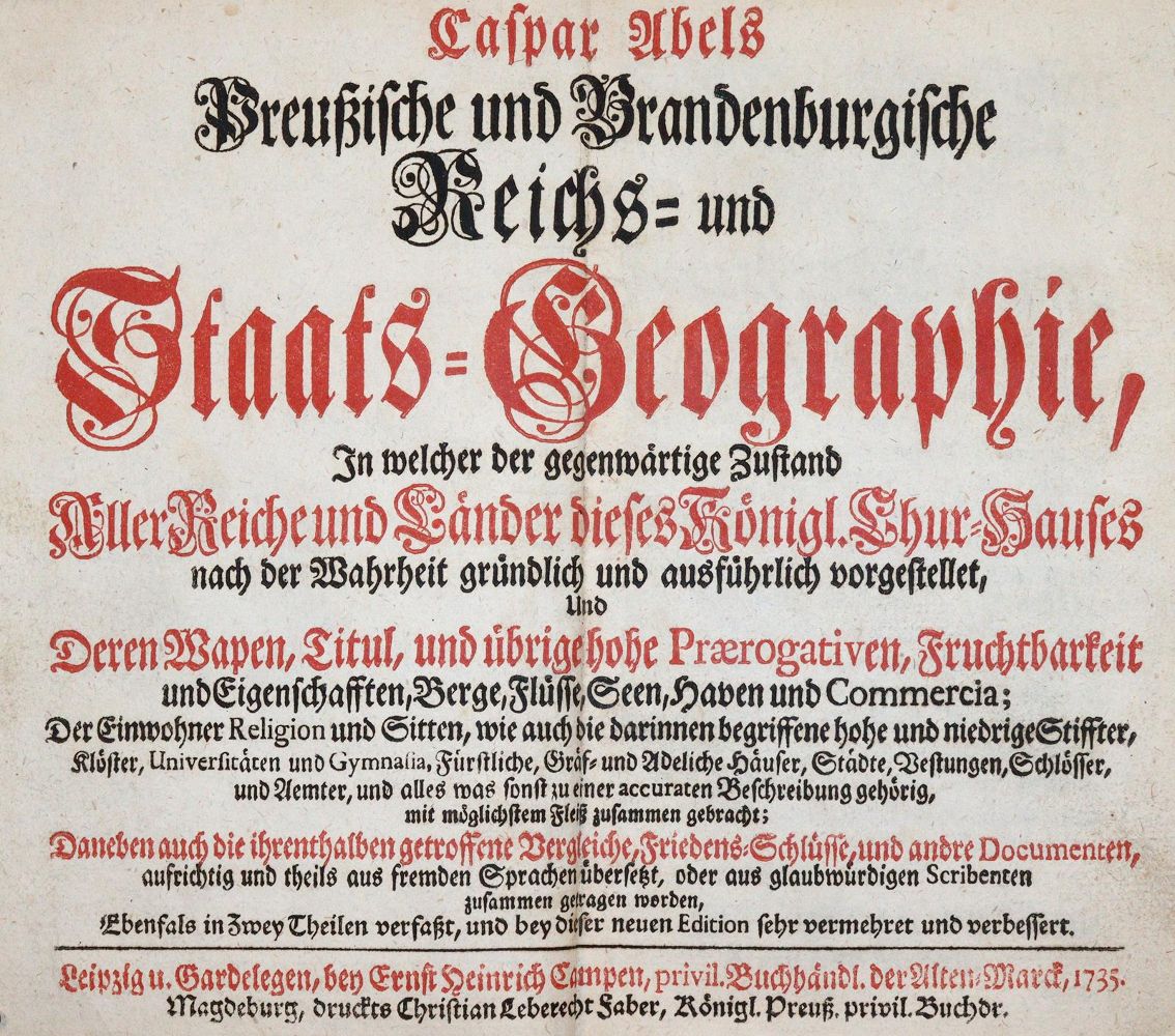 Große Abbildung Nr.1: 144-1870 Abel,C.: (Deutschland, Preussen)