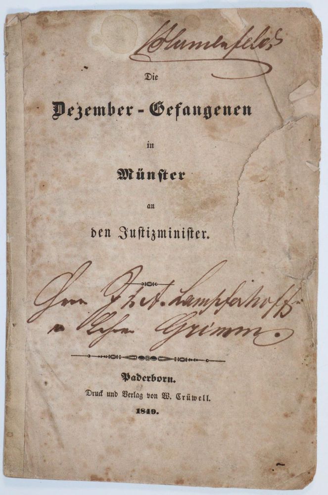 Große Abbildung Nr.1: 144-1876 (Löher,F.v.).: (Deutschland, Revolution 1848/49 - Vormärz - Politik)
