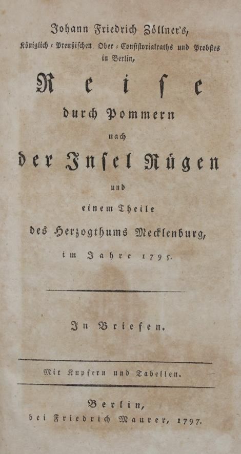 Große Abbildung Nr.1: 144-1885 Zöllner,J.F.: (Deutschland, Rügen)