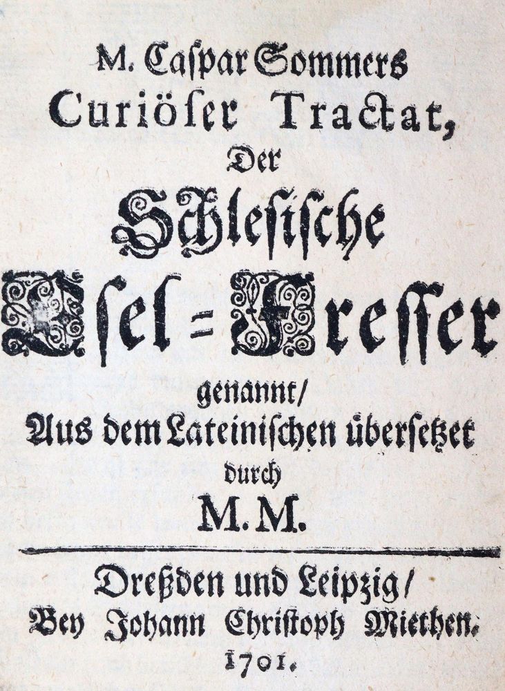 Große Abbildung Nr.1: 144-189 Sommer,C.: (Alte Drucke, Handschriften und Theologie)