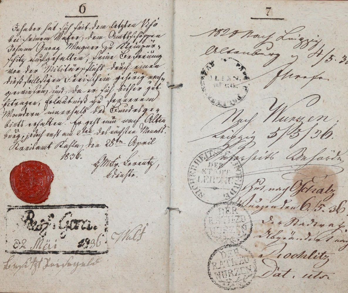 Große Abbildung Nr.1: 144-1893 Wanderbuch: (Deutschland, Sachsen)