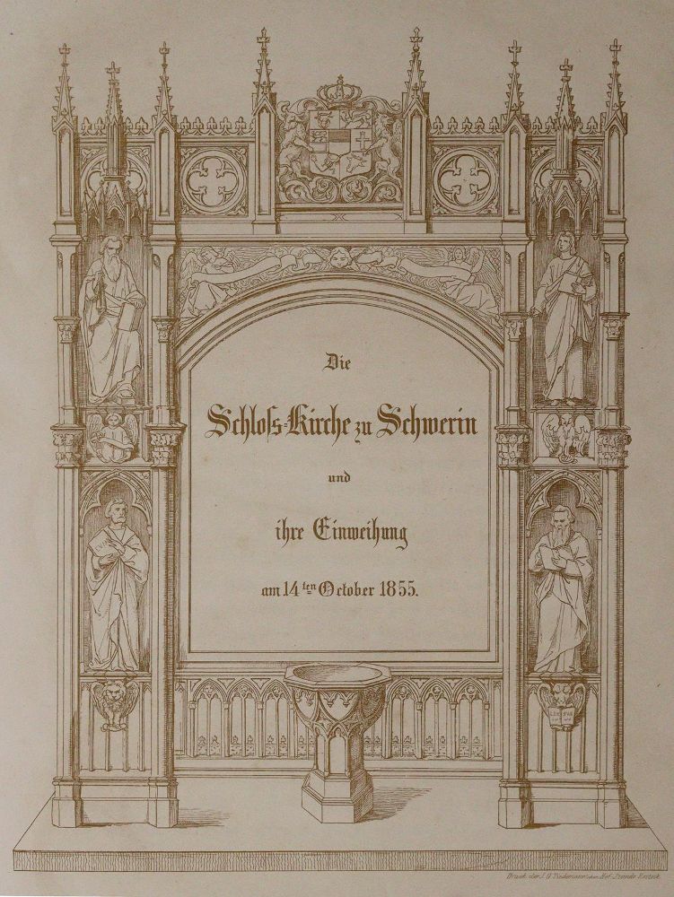 Große Abbildung Nr.1: 144-1903 Schlosskirche zu Schwerin, Die,: (Deutschland, Schwerin)