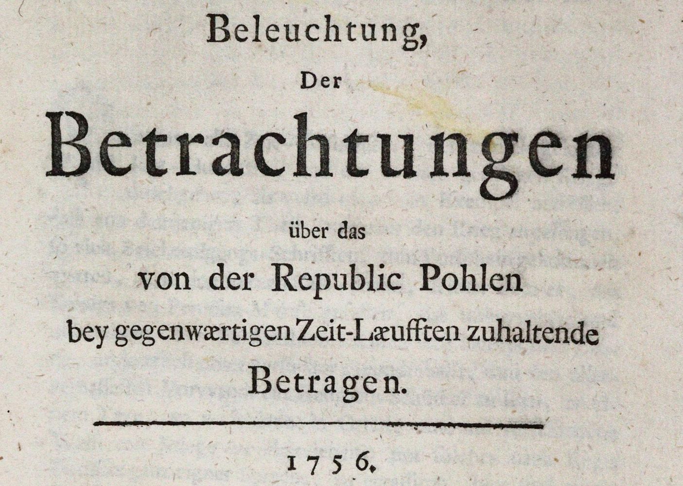 Große Abbildung Nr.1: 144-1904 Beleuchtung,: (Deutschland, Siebenjähriger Krieg, Vier Schriften)