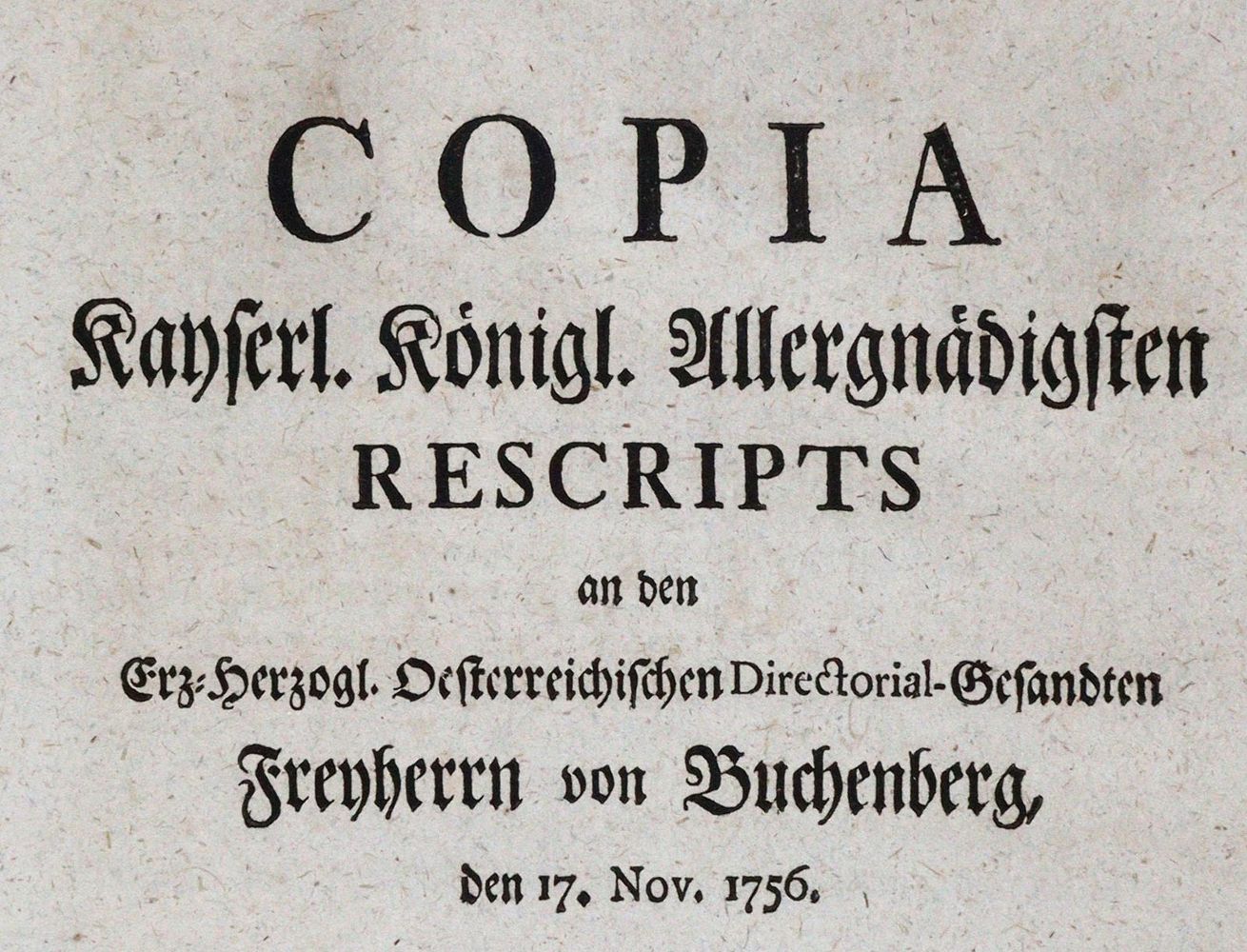 Große Abbildung Nr.1: 144-1905 Copia: (Deutschland, Siebenjähriger Krieg, Vier Schriften)