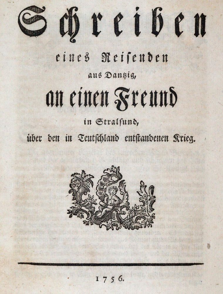 Große Abbildung Nr.2: 144-1909 (Marconnay,L.O.de).: (Deutschland, Siebenjähriger Krieg, Vier Schriften)