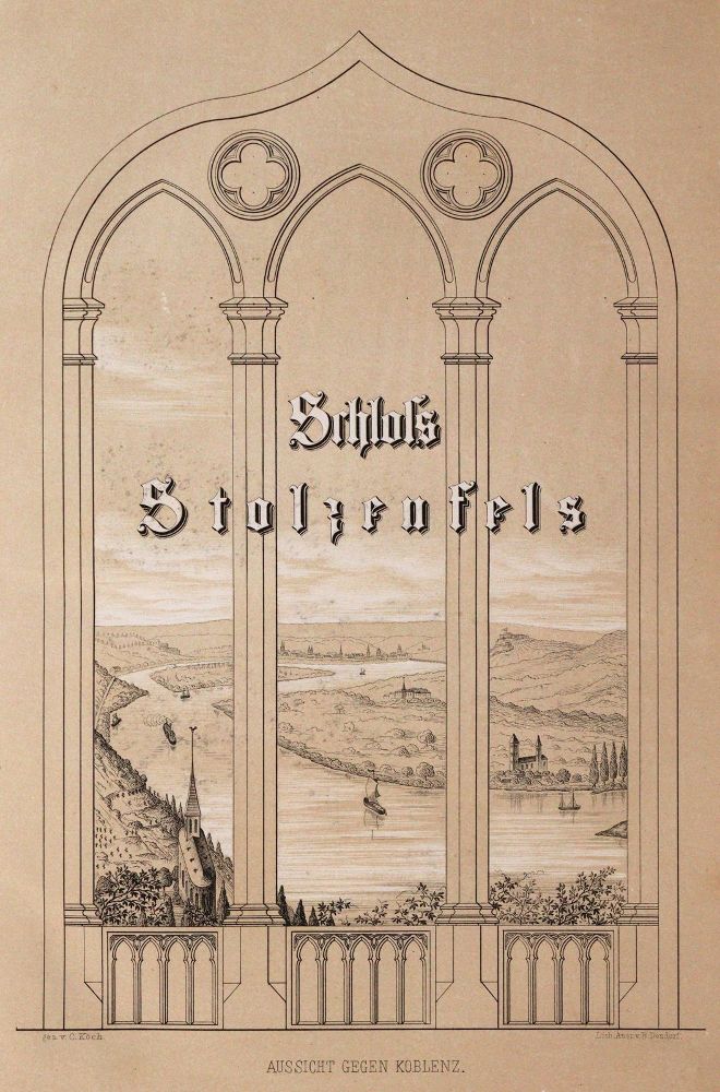 Große Abbildung Nr.1: 144-1915 Malten,H.M. (d.i. K.H.G.Müller).: (Deutschland, Stolzenfels)