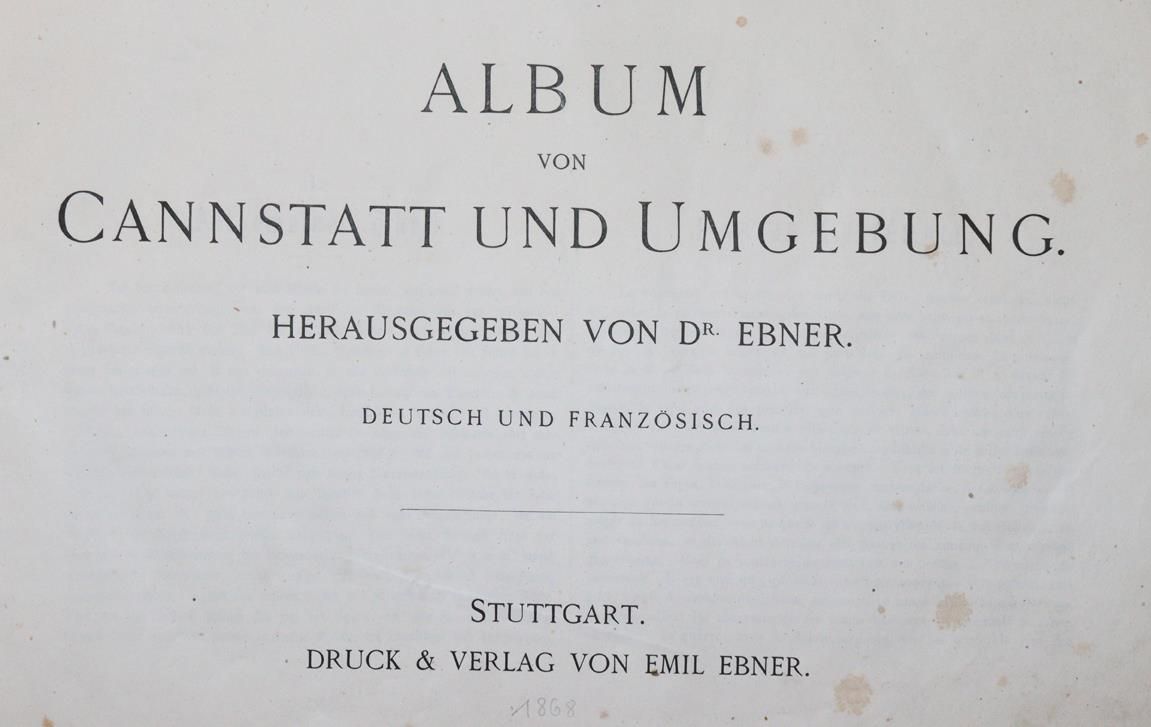 Große Abbildung Nr.1: 144-1916 Ebner,(E.).: (Deutschland, Stuttgart, Cannstatt)