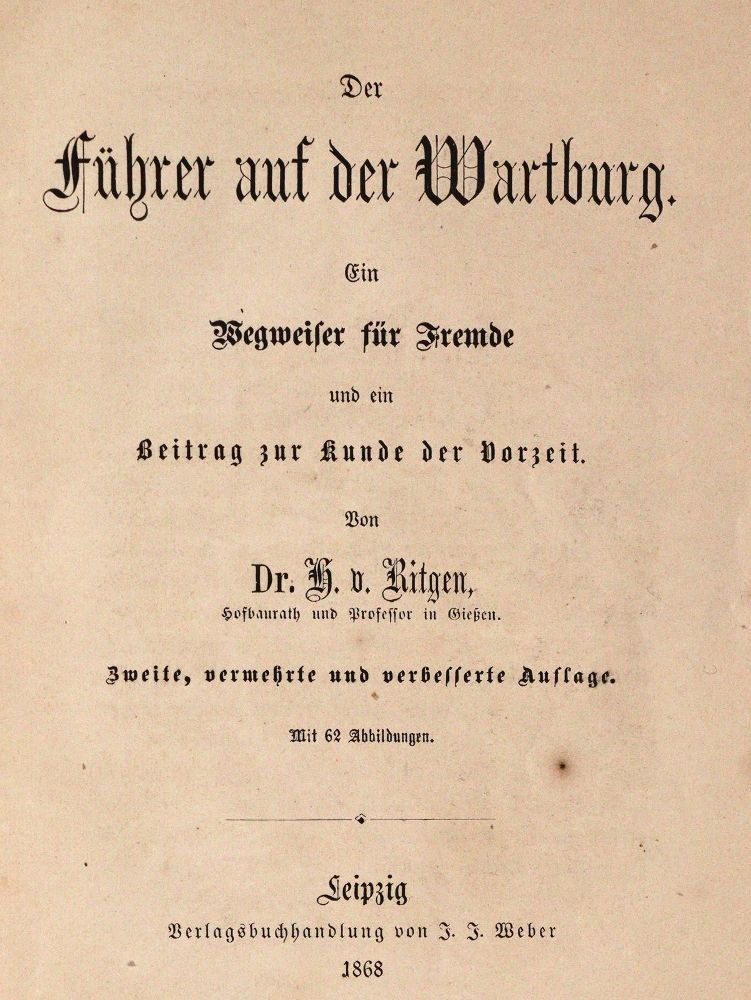 Große Abbildung Nr.1: 144-1923 Ritgen,H.v.: (Deutschland, Wartburg)
