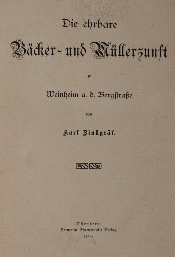 Große Abbildung Nr.1: 144-1930 Zinkgräf,K.: (Deutschland, Weinheim)
