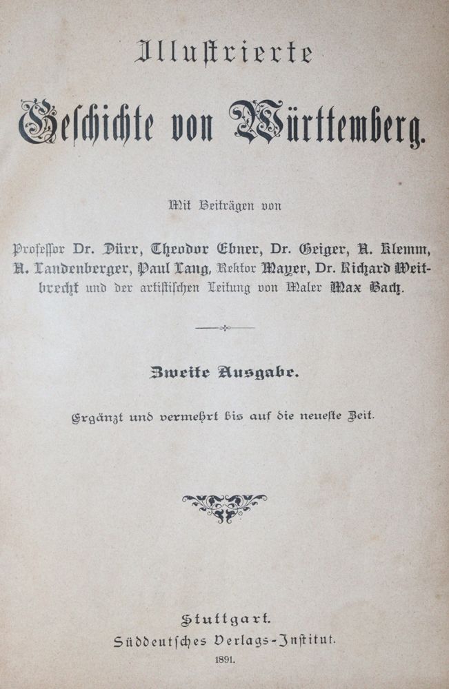 Große Abbildung Nr.1: 144-1935 Württemberg.: (Deutschland)