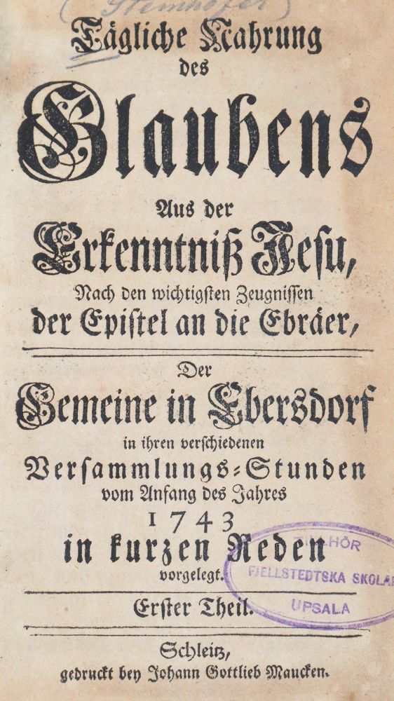Große Abbildung Nr.1: 144-194 (Steinhofer,F.C.).: (Alte Drucke, Handschriften und Theologie)