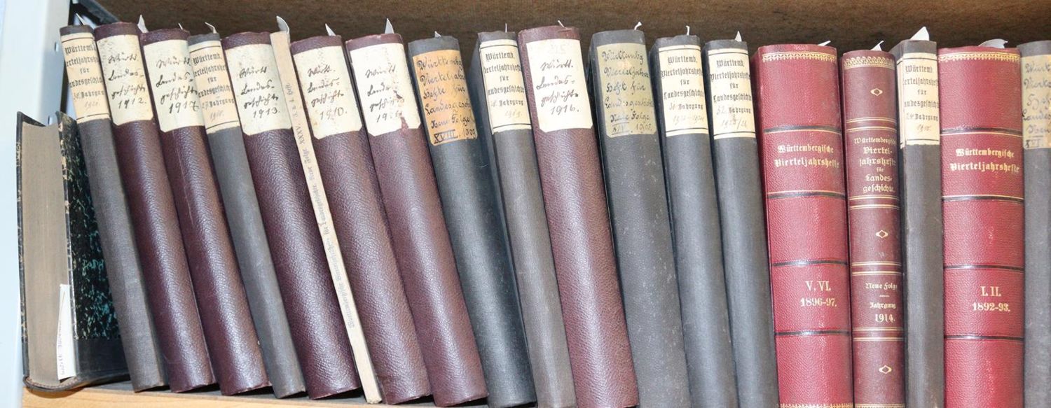 Große Abbildung Nr.5: 144-1940 Württembergische Vierteljahreshefte: (Deutschland, Württemberg)