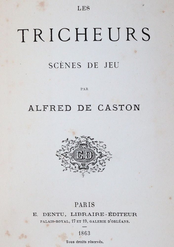 Große Abbildung Nr.1: 144-1946 Caston,A.de.: (Frankreich)