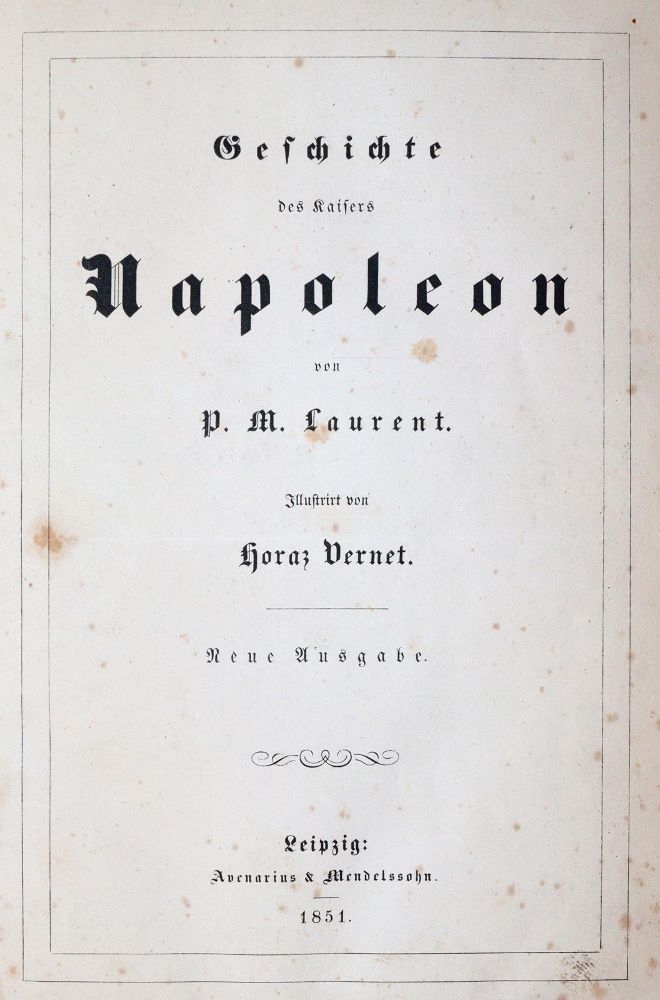 Große Abbildung Nr.1: 144-1965 (Pommereul,F.R.-J.de.).: (Frankreich, Napoleon)