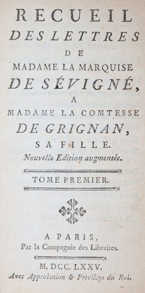 Große Abbildung Nr.1: 144-1974 Sevigne,(M.de Rabutin-Chantal).: (Frankreich)