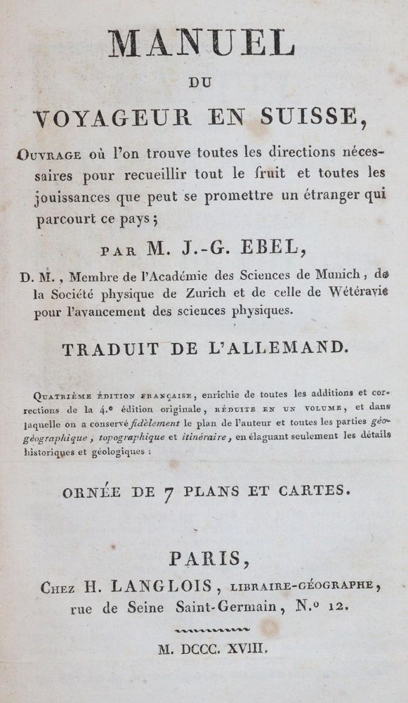 Große Abbildung Nr.1: 144-2027 Ebel,J.G.: (Schweiz)