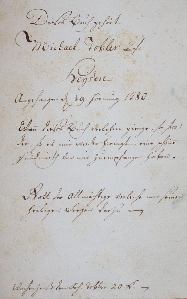 Große Abbildung Nr.1: 144-2029 Rechnungsbuch: (Schweiz, Handschriften)