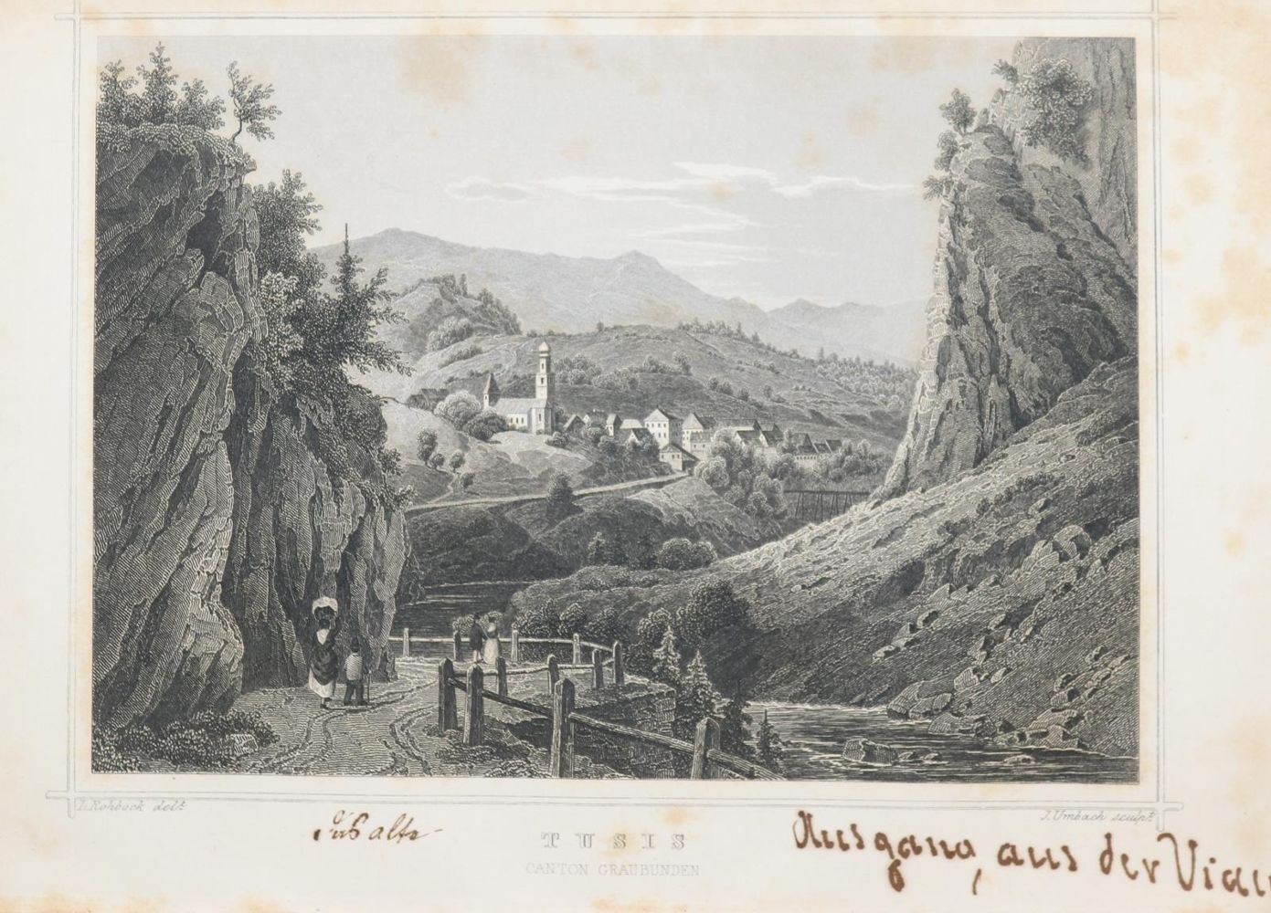 Große Abbildung Nr.4: 144-2030 Reise in die Schweiz 1856: (Schweiz, Handschriften)