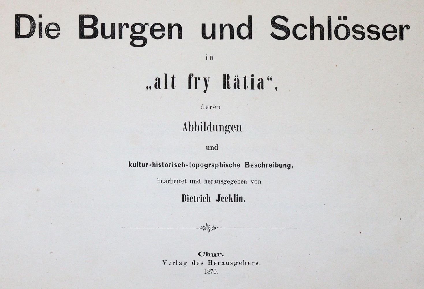 Große Abbildung Nr.1: 144-2033 Jecklin,D.: (Schweiz)