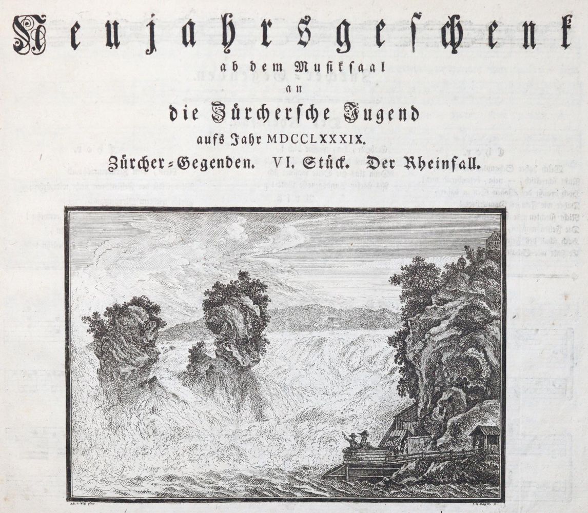 Große Abbildung Nr.2: 144-2037 Neujahrsblätter.: (Schweiz)