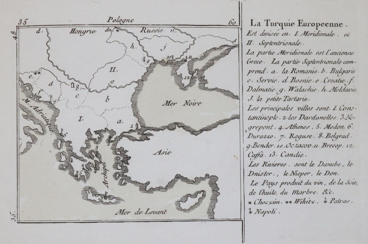 Große Abbildung Nr.3: 144-2052 Bonne Methode, La,: (Verschiedene Länder - Geschichte, Atlanten)