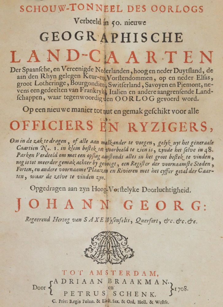 Große Abbildung Nr.6: 144-2053 (Braakman,A. u. P.Schenk).: (Verschiedene Länder - Geschichte, Atlanten)