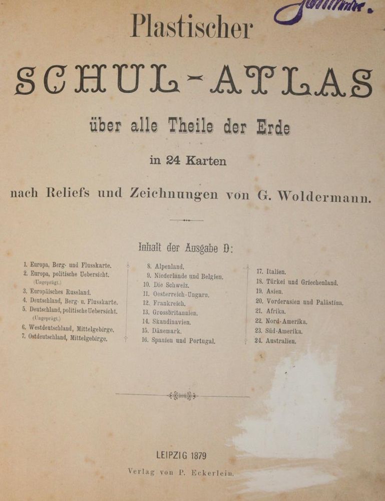 Große Abbildung Nr.1: 144-2064 Sammmlung: (Verschiedene Länder - Geschichte, Atlanten)