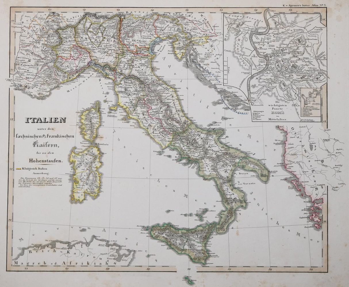 Große Abbildung Nr.3: 144-2065 Spruner,K.: (Verschiedene Länder - Geschichte, Atlanten)
