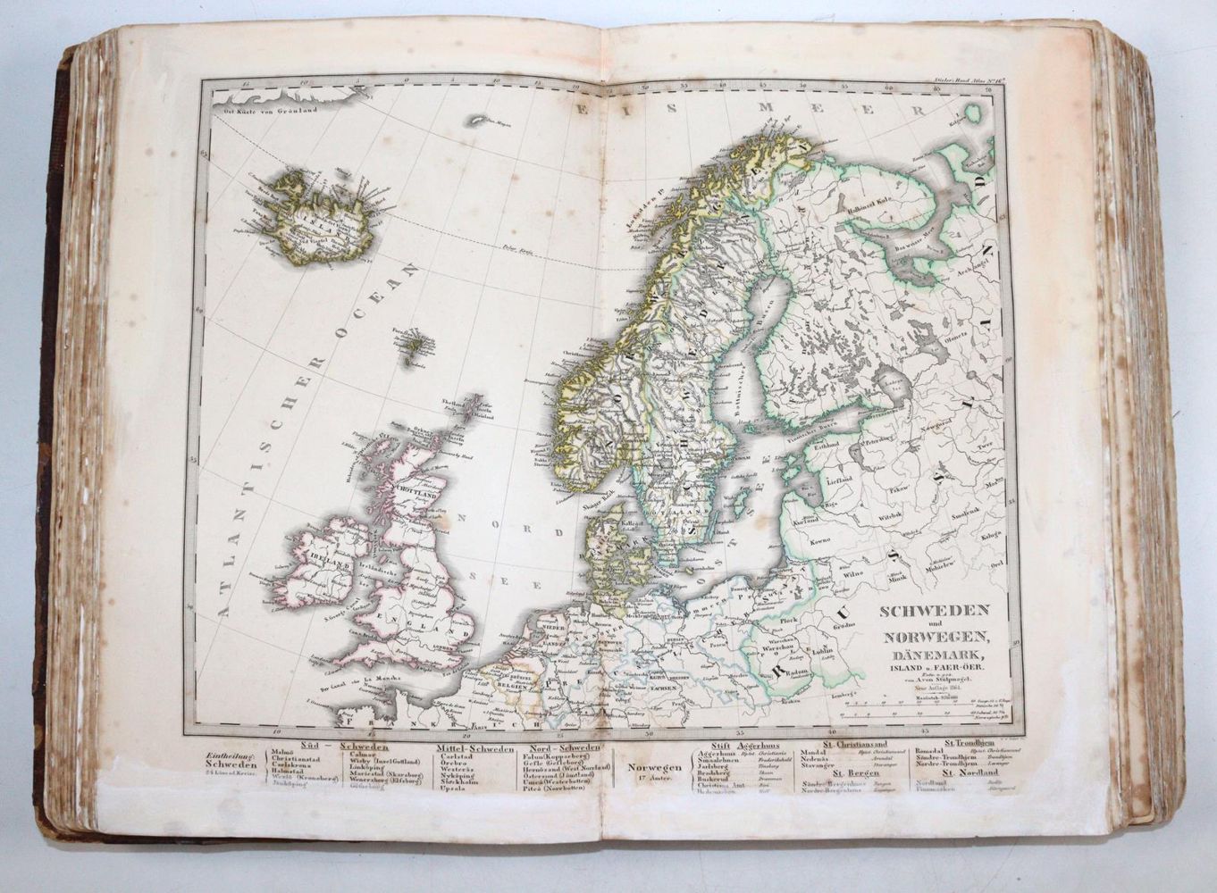 Große Abbildung Nr.6: 144-2066 Stieler,A.: (Verschiedene Länder - Geschichte, Atlanten)