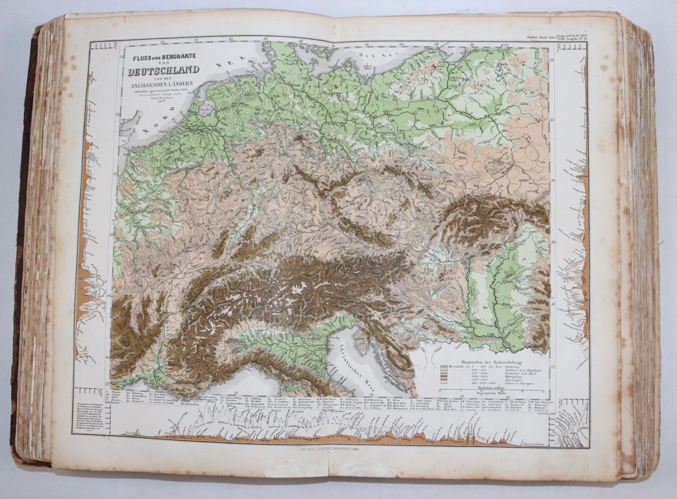 Große Abbildung Nr.7: 144-2066 Stieler,A.: (Verschiedene Länder - Geschichte, Atlanten)