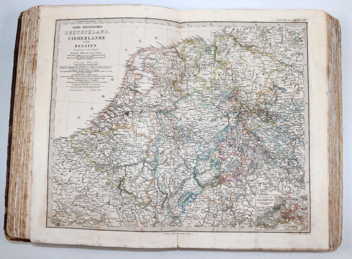 Große Abbildung Nr.9: 144-2066 Stieler,A.: (Verschiedene Länder - Geschichte, Atlanten)