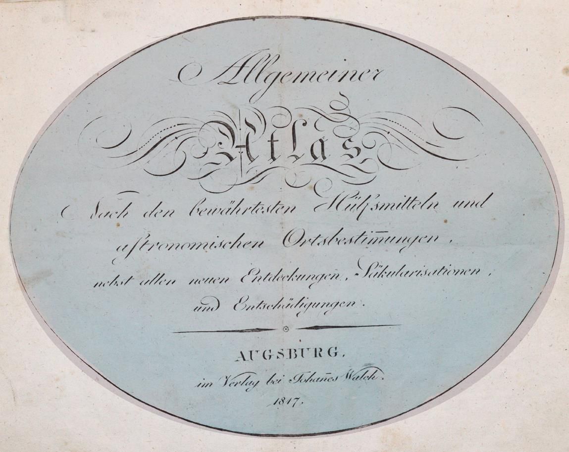 Große Abbildung Nr.1: 144-2067 Walch,J.: (Verschiedene Länder - Geschichte, Atlanten)