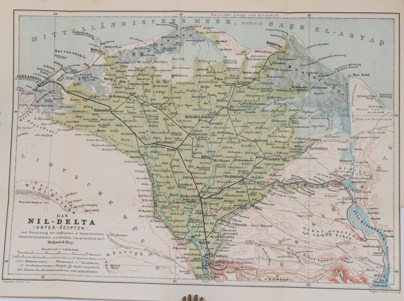 Große Abbildung Nr.2: 144-2070 Ägypten.: (Verschiedene Länder - Geschichte, Baedeker)