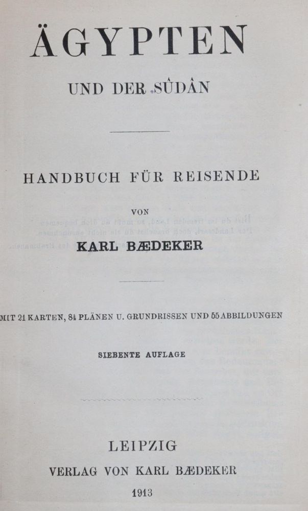 Große Abbildung Nr.1: 144-2072 Ägypten: (Verschiedene Länder - Geschichte, Baedeker)