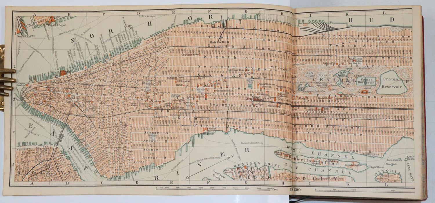 Große Abbildung Nr.2: 144-2076 Etats-Unis, Les,: (Verschiedene Länder - Geschichte, Baedeker)