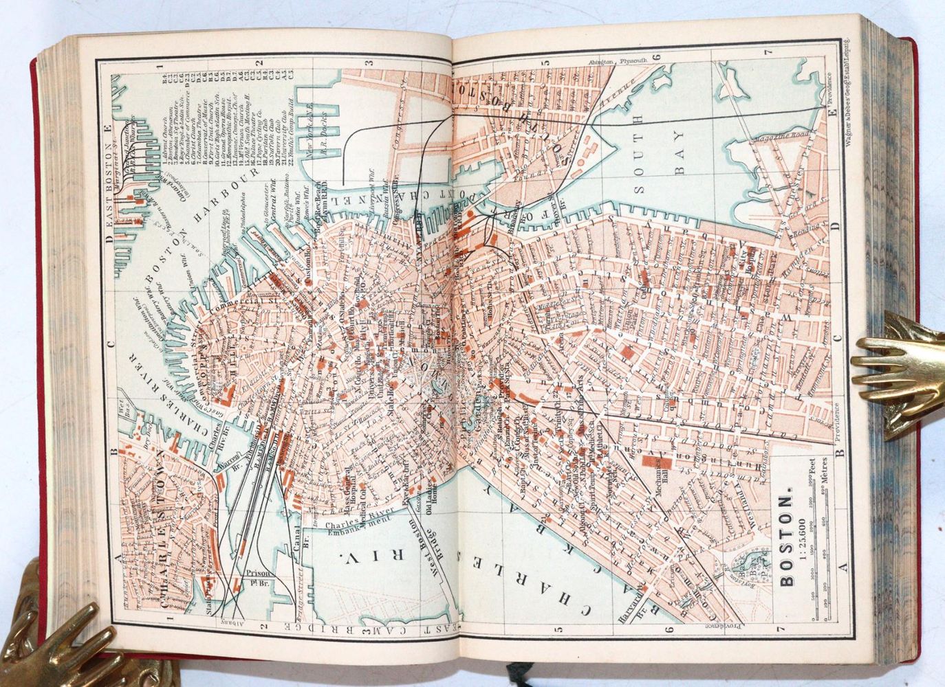 Große Abbildung Nr.3: 144-2076 Etats-Unis, Les,: (Verschiedene Länder - Geschichte, Baedeker)