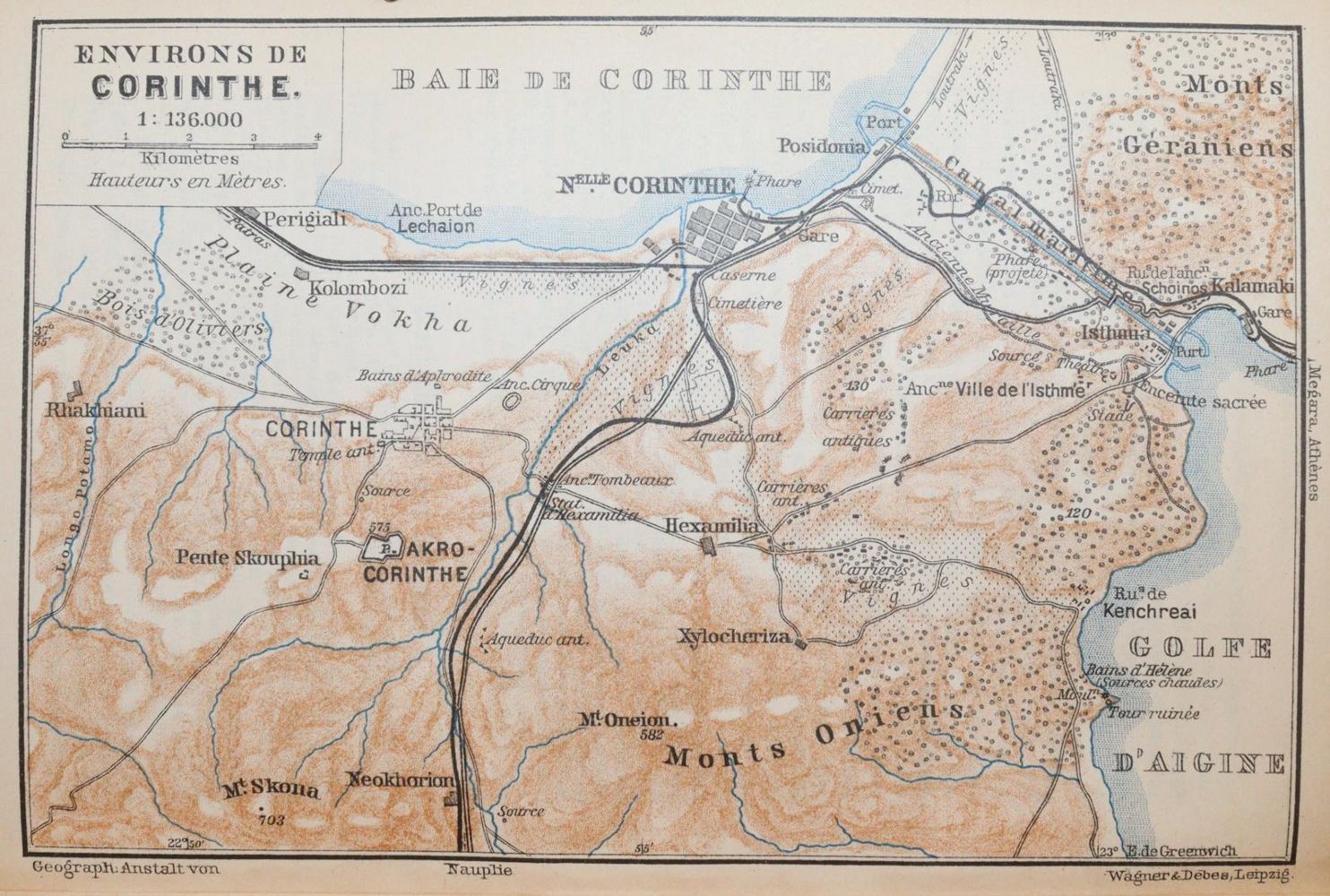 Große Abbildung Nr.4: 144-2077 Griechenland.: (Verschiedene Länder - Geschichte, Baedeker)