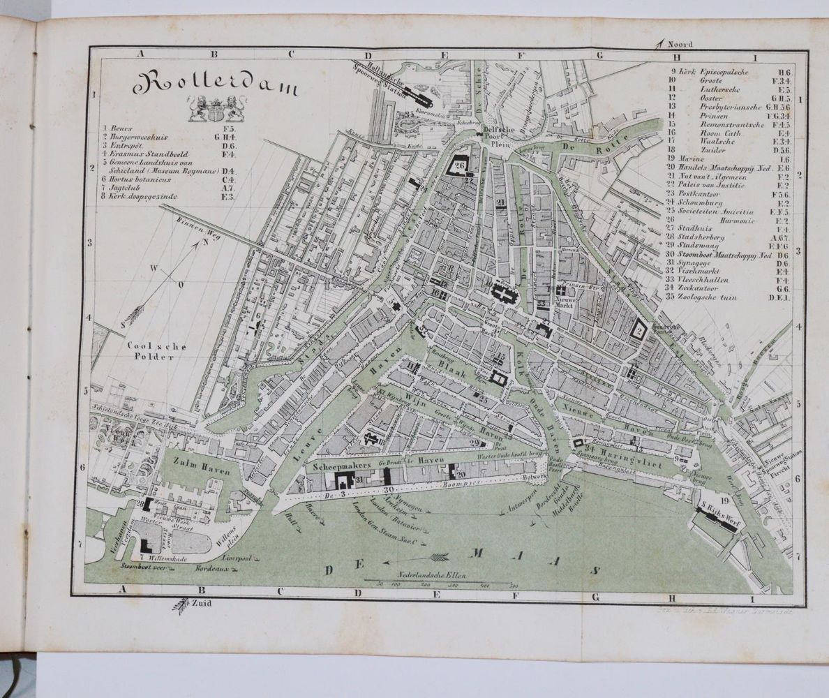Große Abbildung Nr.6: 144-2079 Holland und Belgien.: (Verschiedene Länder - Geschichte, Baedeker)
