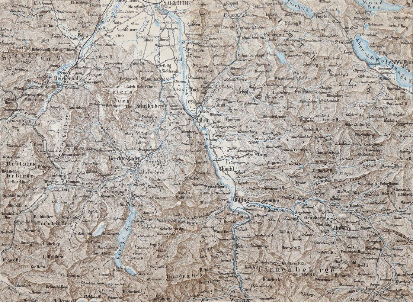 Große Abbildung Nr.3: 144-2081 Mittel- und Nord-Deutschland.: (Verschiedene Länder - Geschichte, Baedeker)