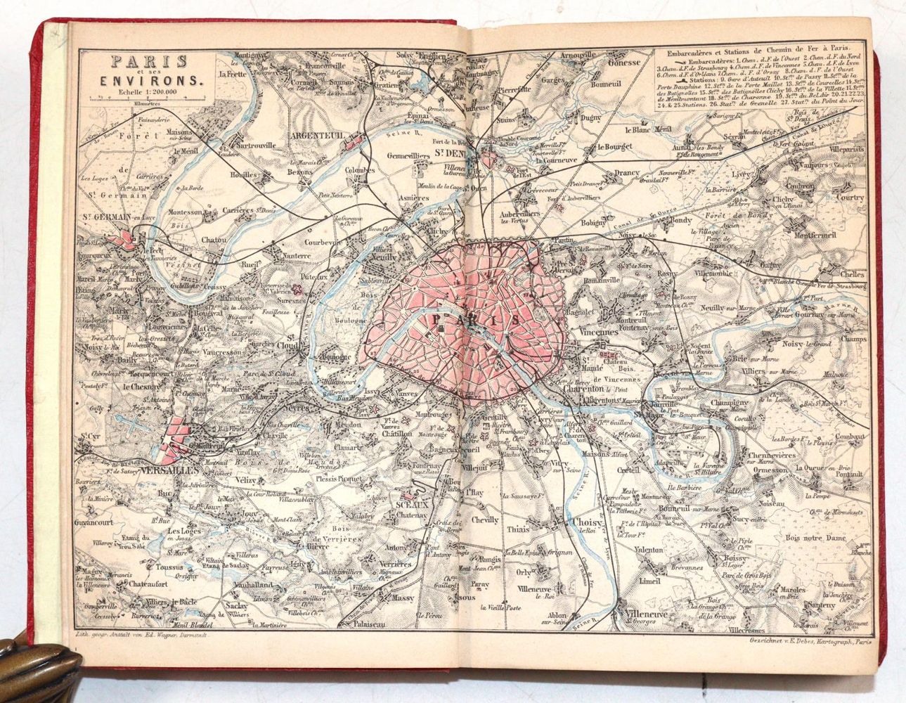 Große Abbildung Nr.2: 144-2082 Paris und Nord-Frankreich,: (Verschiedene Länder - Geschichte, Baedeker)