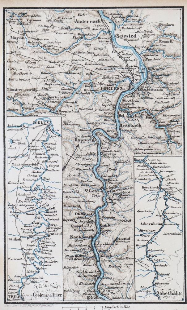 Große Abbildung Nr.5: 144-2083 Handbook for travellers, A,: (Verschiedene Länder - Geschichte, Baedeker, Rhein)