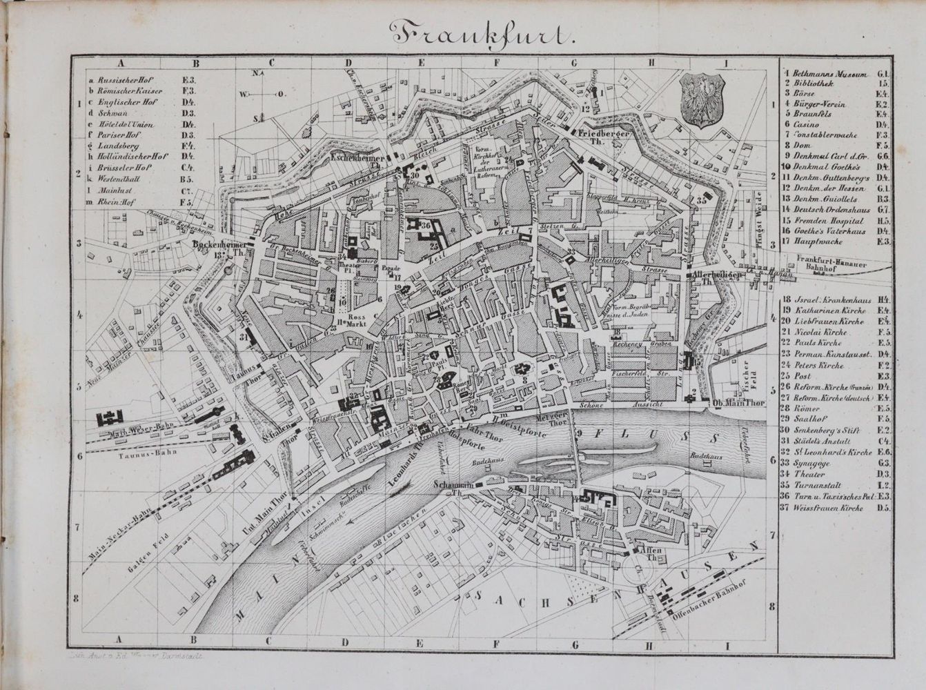 Große Abbildung Nr.4: 144-2084 Rheinlande, Die,: (Verschiedene Länder - Geschichte, Baedeker)
